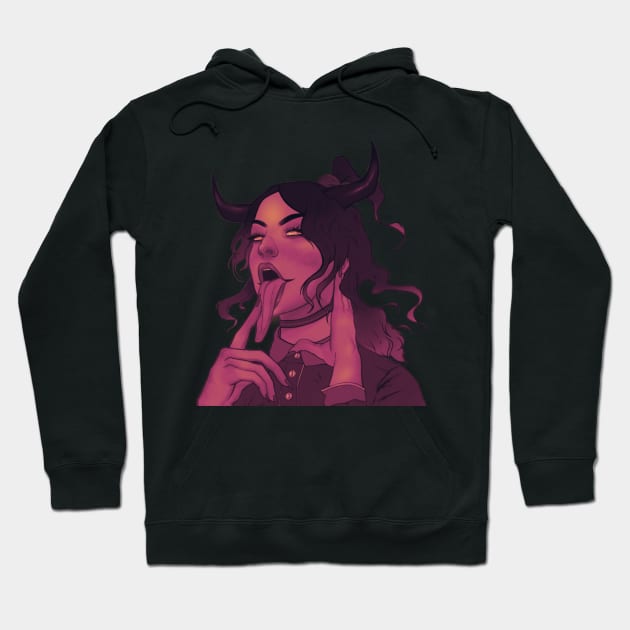 Rosey Gluttonous Demon Hoodie by Demon Mother